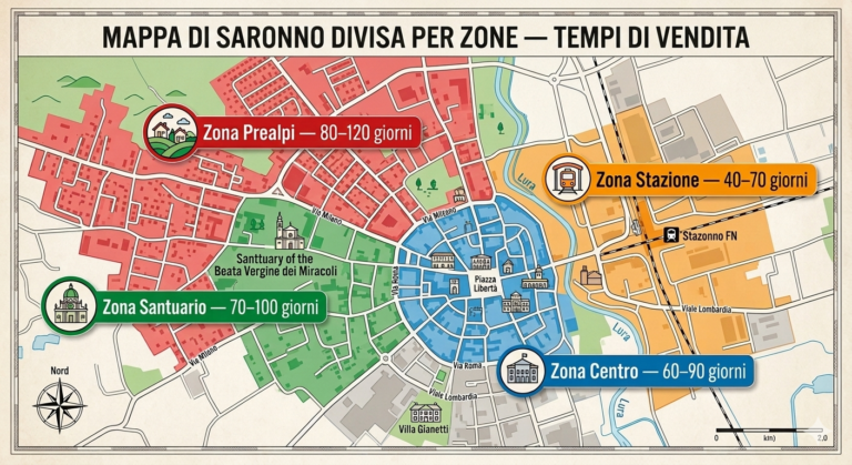 tempi di vendita Saronno