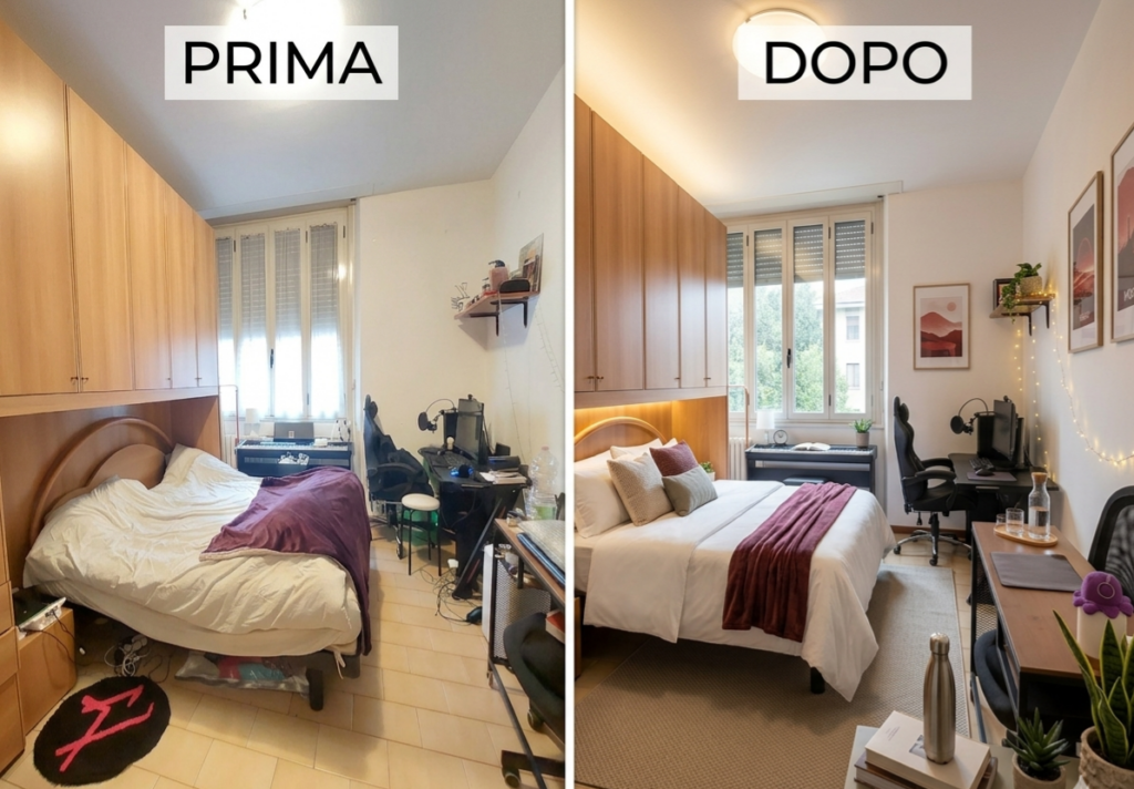 Home staging camera da letto
