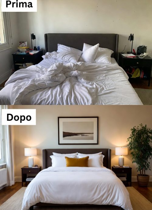 Home staging camera da letto per vendere casa più velocemente